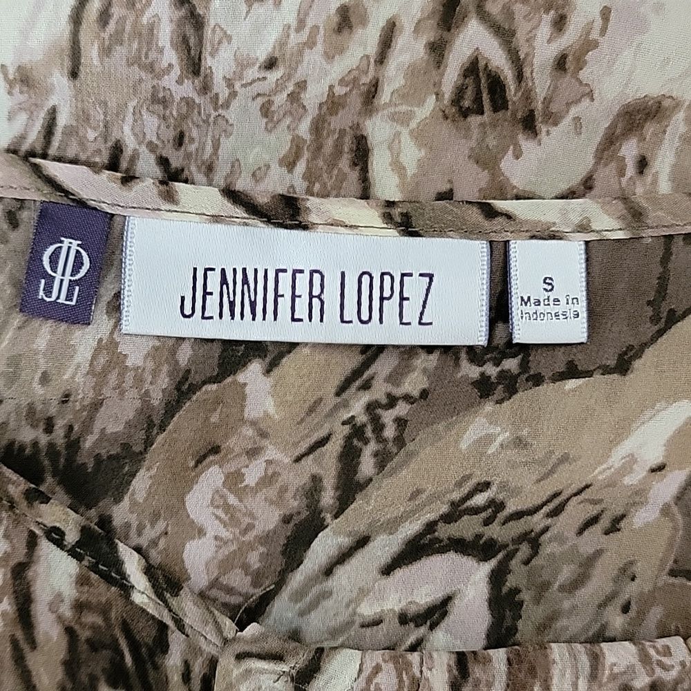 Jennifer Lopez sheer blouse Size S - Picture 8 of 11